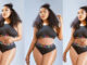 Elegance redefined: sultry ebony sensation flaunts her enticing figure