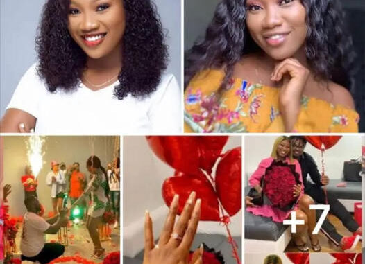 Congratulations to Nollywood Actress Chinenye Nnebe as her boyfriend surprise her on her birthday (Photos) ‎