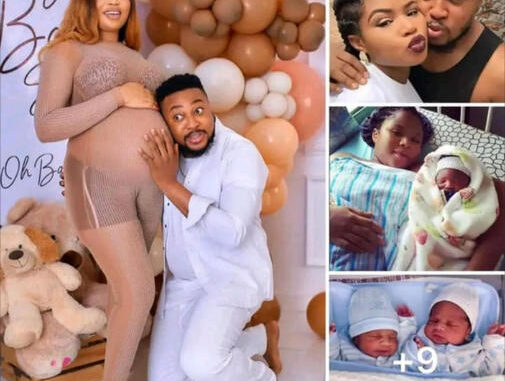 "I didn't expect it, it's a Baby Boy", Nollywood Actor Babarex and Skit maker Nosa Rex finally welcomes a twin bouncing baby boys after giving birth to 3 Girls [Photos] ‎