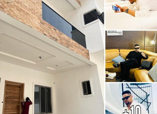 Congratulations Splashes as Nollywood Star, MIKE GODSON as he Acquires aa Multi-MillionNaira Mansion in Lagos Today