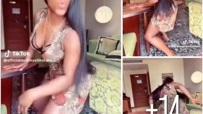 Nollywood actress Destiny Etiko throwback tweaking video (check it out)