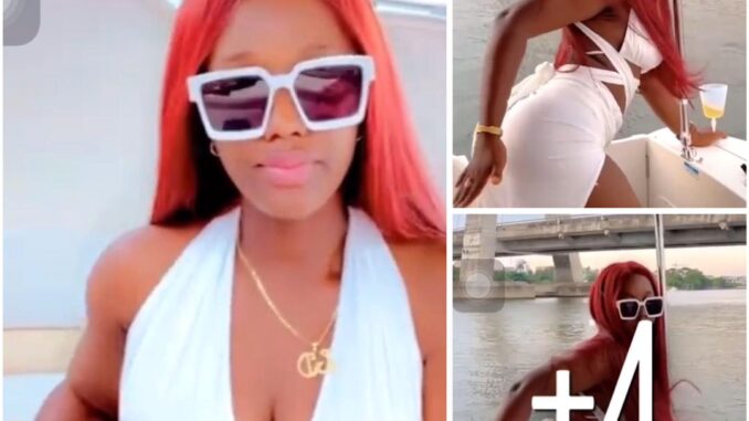 Nollywood actress Luchy Donald post some n@ughty video for her fans (Video)