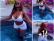 Nollywood post a sexy video of herself inside pool (check it out)