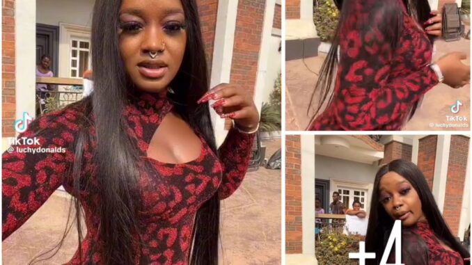 Nollywood princess Luchy Donald drop sexy video on tiktok (check it out)