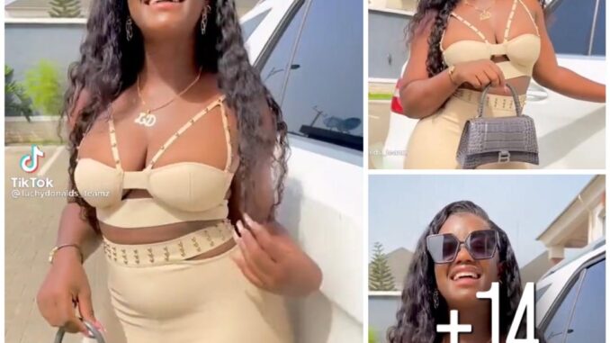 Nollywood princess Luchy Donald drop sexy video on tiktok (watch it)