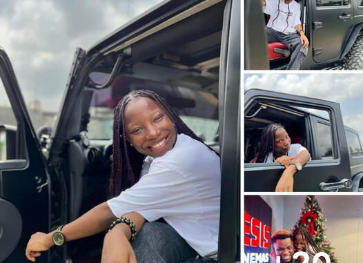 Popular Comedian, EMANUELLA Gifted herself a Brand New Car🚘worth of N50 Million Naira to celebrate xmas Today😲🎄🎉[𝐒𝐄𝐄 𝐏𝐇𝐎𝐓𝐎𝐒] ‎