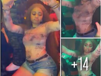 Reaction as Nollywood actress Regina Daniel whining her waist in club (video)